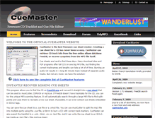 Tablet Screenshot of cuemaster.org